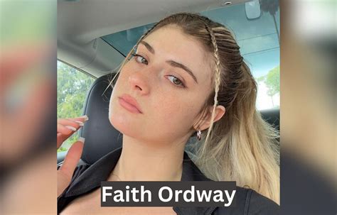 faith ordway dating|faith ordway weight loss.